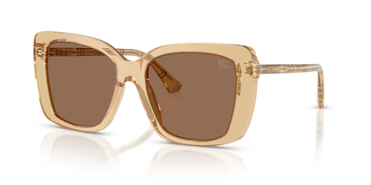 Burberry BE4456 Sunglasses in 416773 Beige / Dark Brown lens