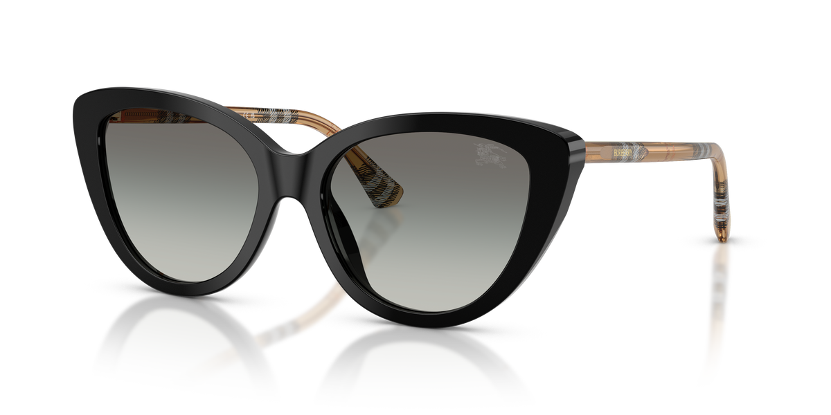 Burberry BE4457 Sunglasses in 416111 Black / Grey Gradient lens