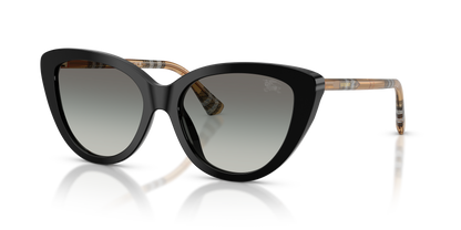 Burberry BE4457 Sunglasses in 416111 Black / Grey Gradient lens