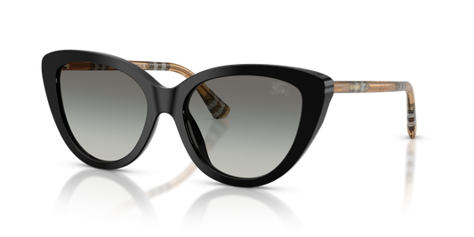 Burberry BE4457 Sunglasses in 416111 Black / Grey Gradient lens