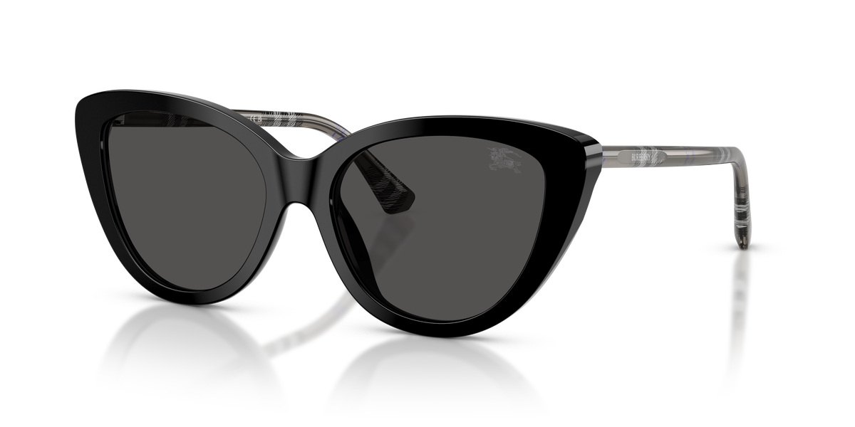 Burberry BE4457 Sunglasses in 416587 Black / Dark Grey lens