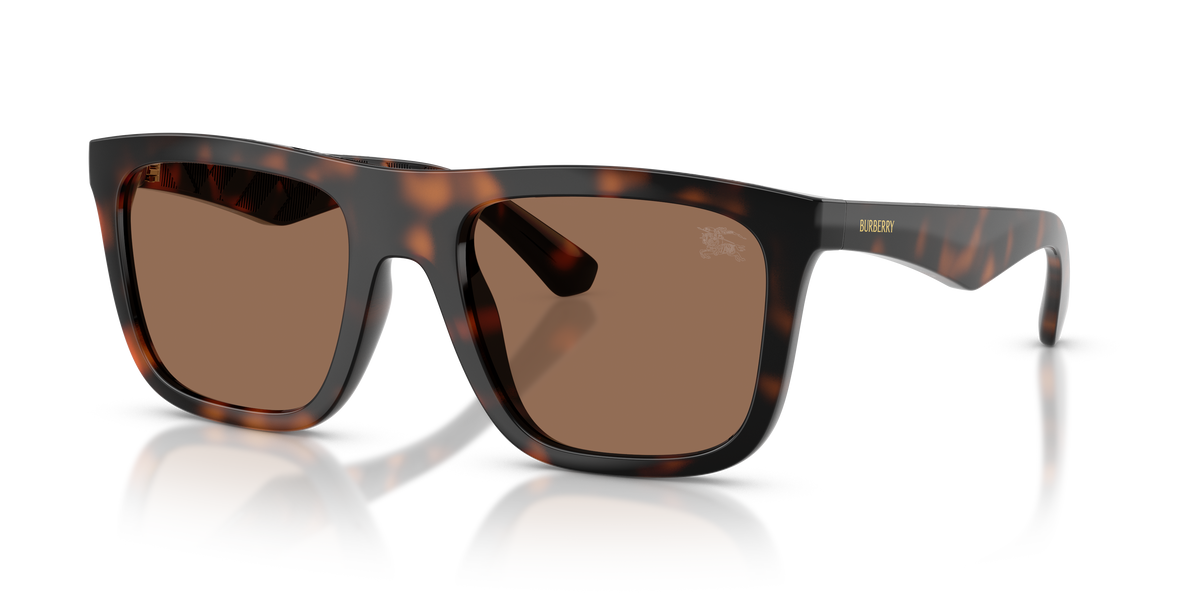 Burberry BE4458U Sunglasses in 300273 Dark Havana / Dark Brown lens