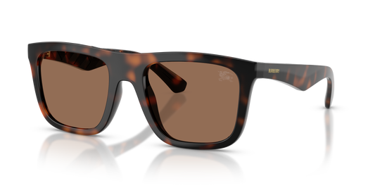 Burberry BE4458U Sunglasses in 300273 Dark Havana / Dark Brown lens