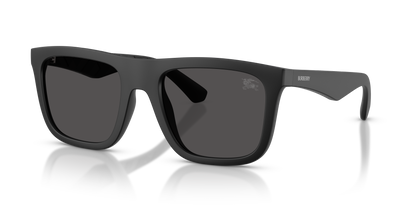 Burberry BE4458U Sunglasses in 346487 Matte Black / Dark Grey lens