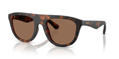 Burberry BE4459U Sunglasses in 353673 Matte Dark Havana / Dark Brown lens
