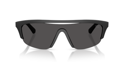 Burberry BE4460U Sunglasses in 346487 Matte Black / Dark Grey lens, front view