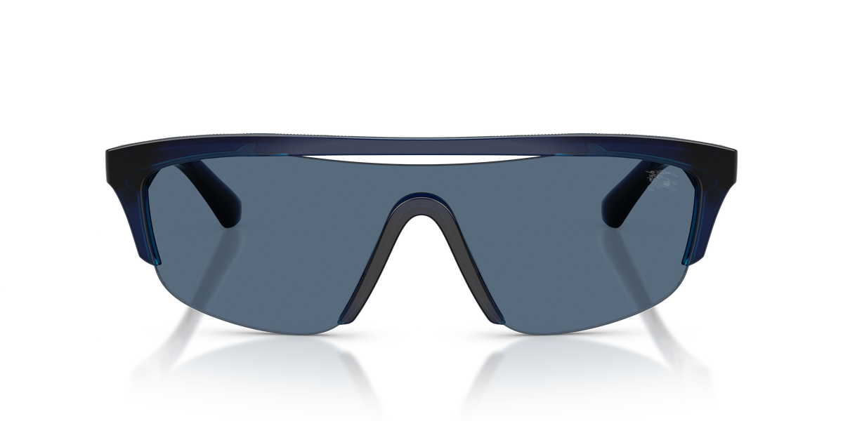 Burberry BE4460U Sunglasses in 411080 Blue / Dark Blue lens, front view
