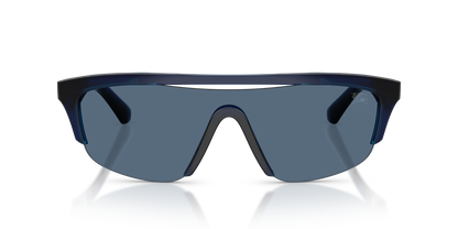 Burberry BE4460U Sunglasses in 411080 Blue / Dark Blue lens, front view