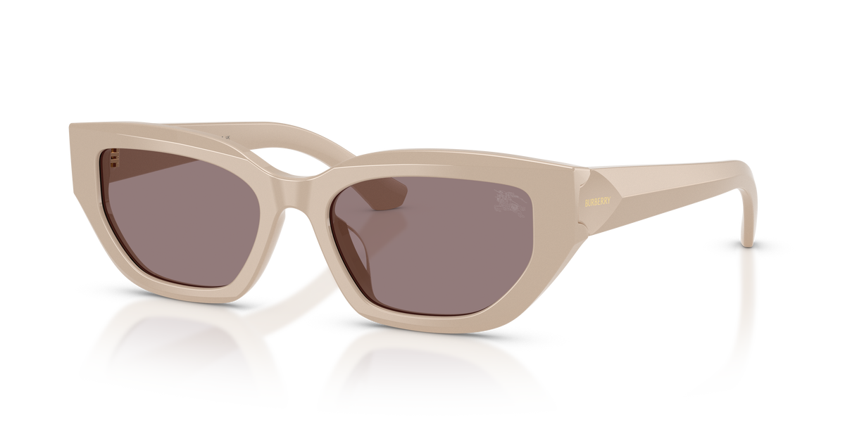 Burberry BE4463D Sunglasses in 42447N Beige / Dark Purple lens