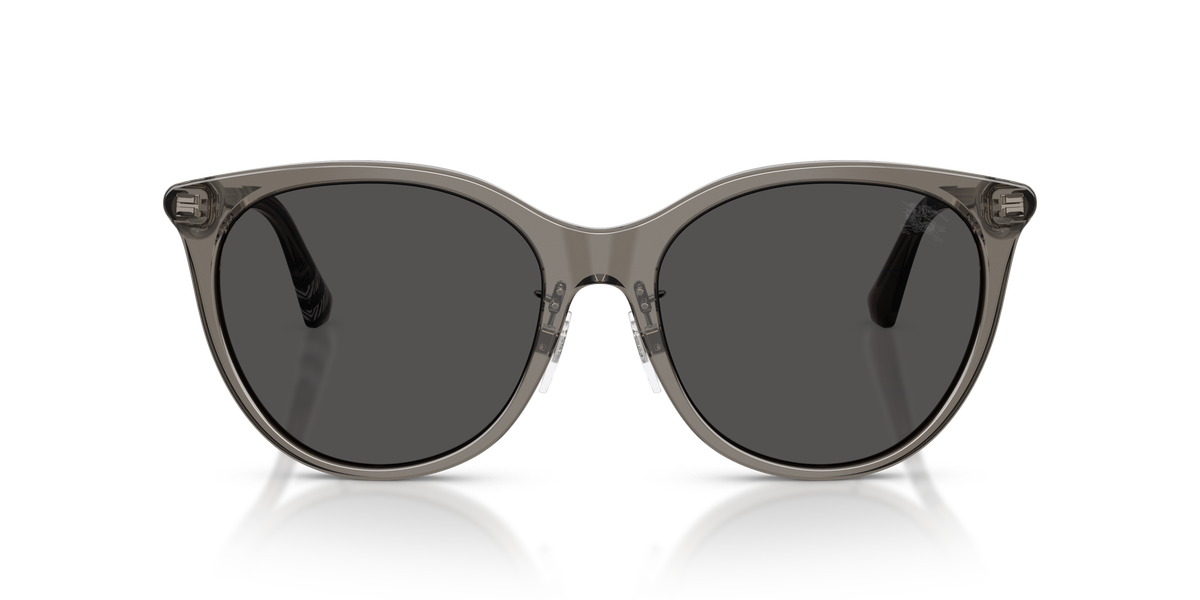 Burberry BE4464D Sunglasses in 416087 Grey / Dark Grey lens, front view