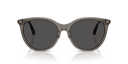 Burberry BE4464D Sunglasses in 416087 Grey / Dark Grey lens, front view