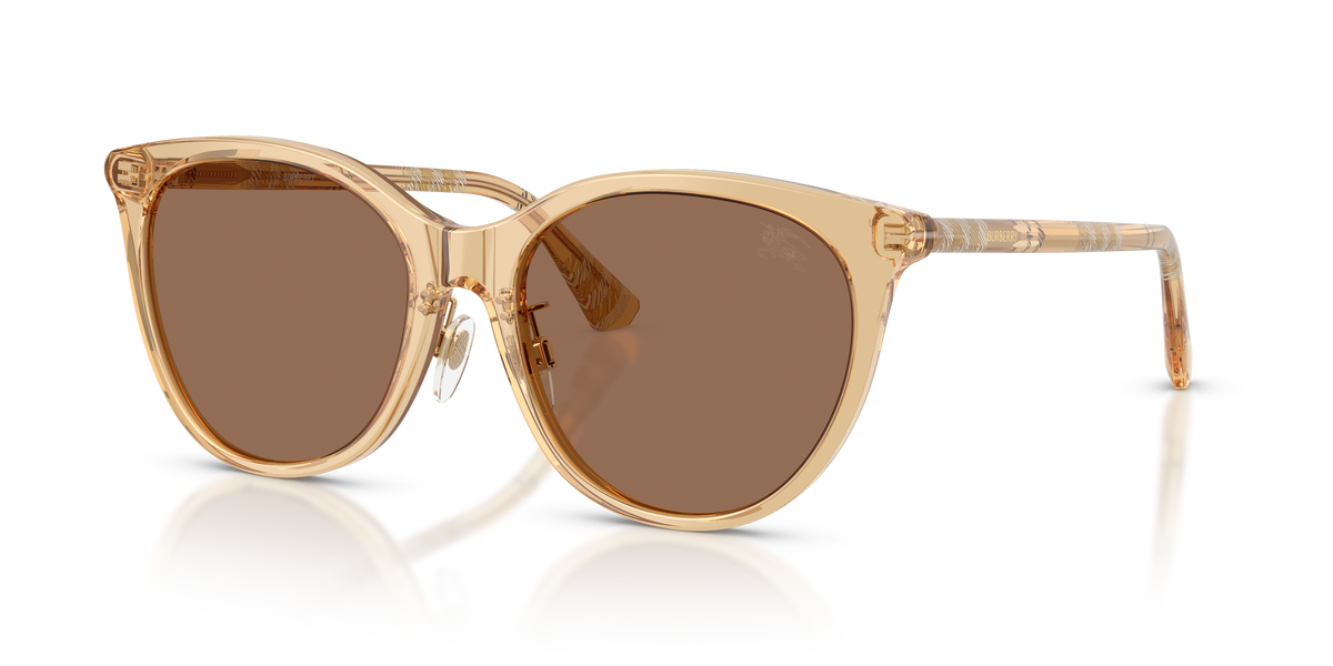 Burberry BE4464D Sunglasses in 416773 Beige / Dark Brown lens