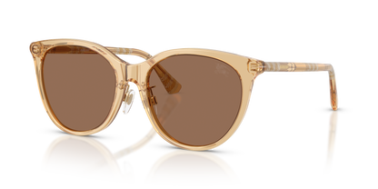 Burberry BE4464D Sunglasses in 416773 Beige / Dark Brown lens