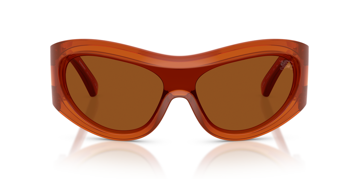 Burberry BE4465 Sunglasses in 415273 Rust / Dark Brown lens, front view