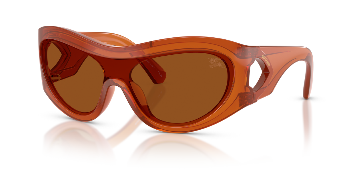 Burberry BE4465 Sunglasses in 415273 Rust / Dark Brown lens