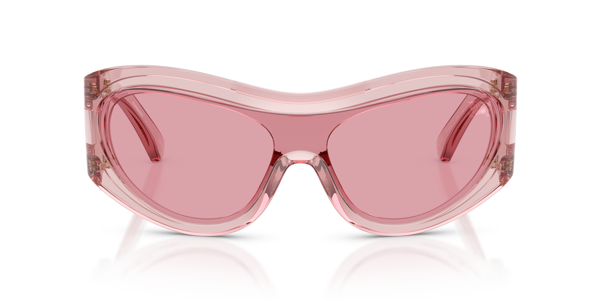 Burberry BE4465 Sunglasses in 4154/5 Pink / Dark Pink lens, front view