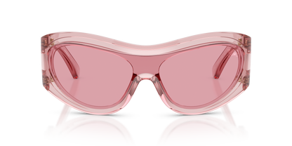 Burberry BE4465 Sunglasses in 4154/5 Pink / Dark Pink lens, front view