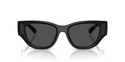 Burberry BE4467U Sunglasses in 300187 Black / Dark Grey lens, front view