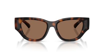 Burberry BE4467U Sunglasses in 300273 Dark Havana / Dark Brown lens, front view
