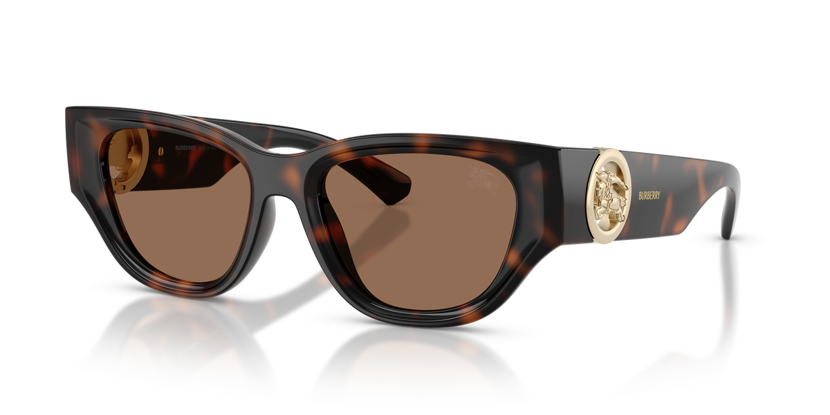 Burberry BE4467U Sunglasses in 300273 Dark Havana / Dark Brown lens