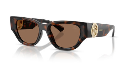 Burberry BE4467U Sunglasses in 300273 Dark Havana / Dark Brown lens