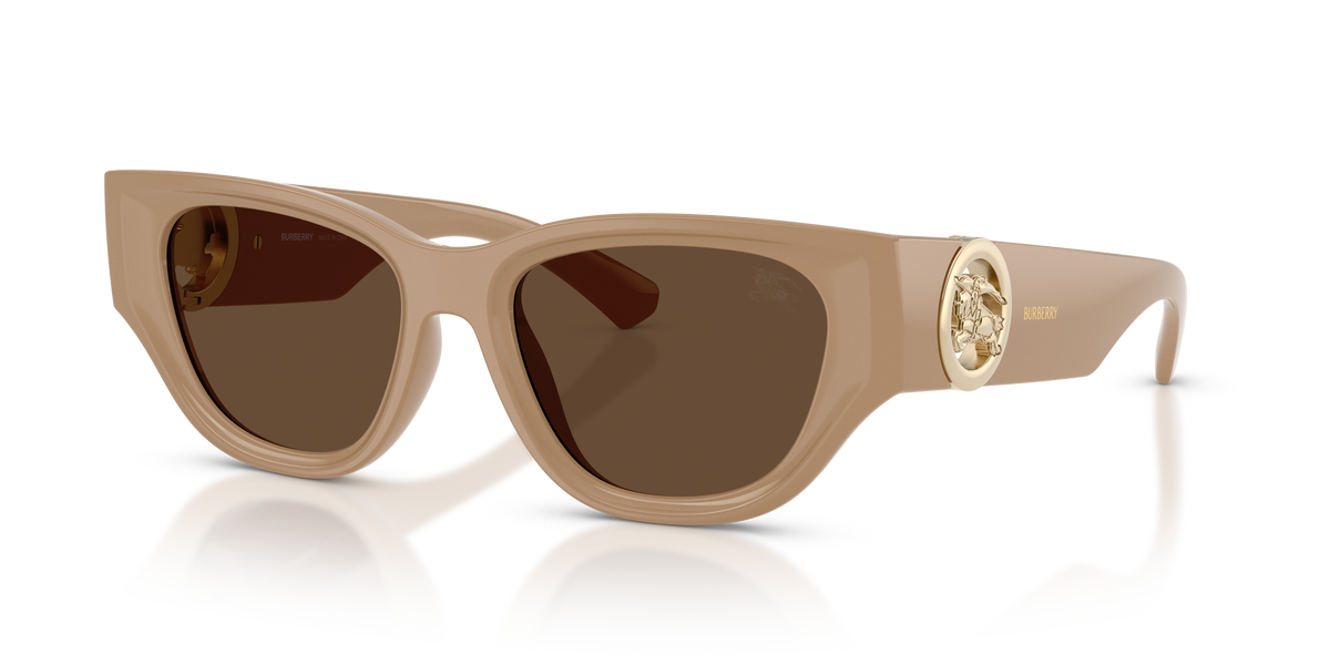 Burberry BE4467U Sunglasses in 399073 Beige / Dark Brown lens