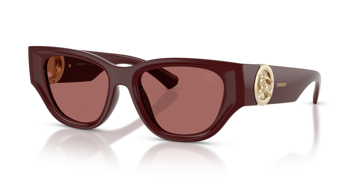 Burberry BE4467U Sunglasses in 411969 Bordeaux / Dark Violet lens