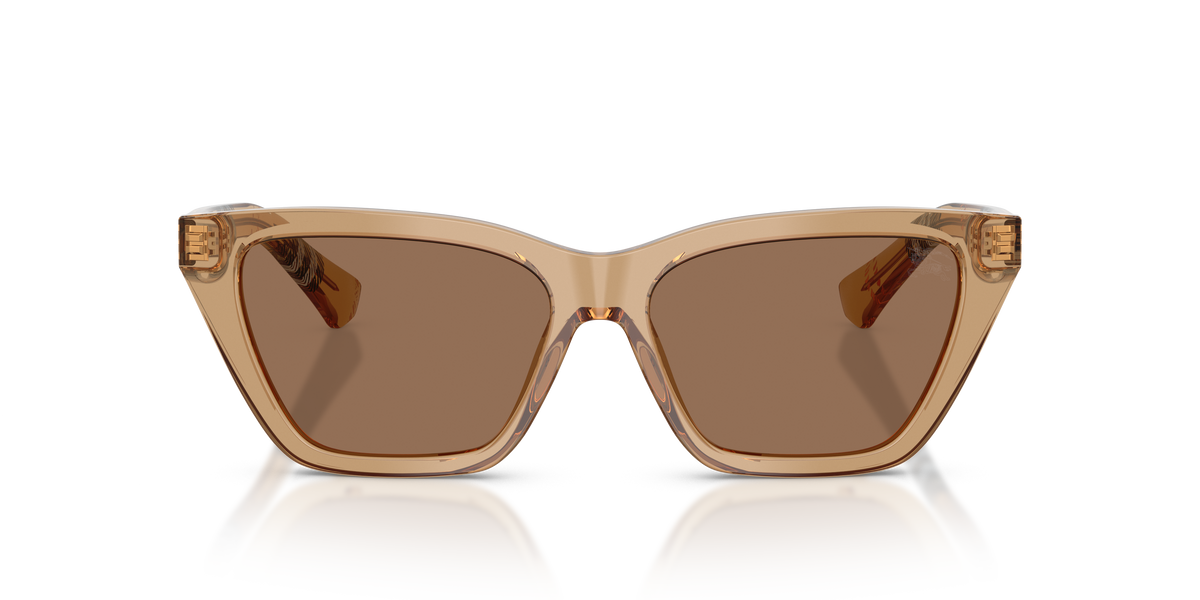 Burberry BE4468 Sunglasses in 416473 Beige / Dark Brown lens, front view