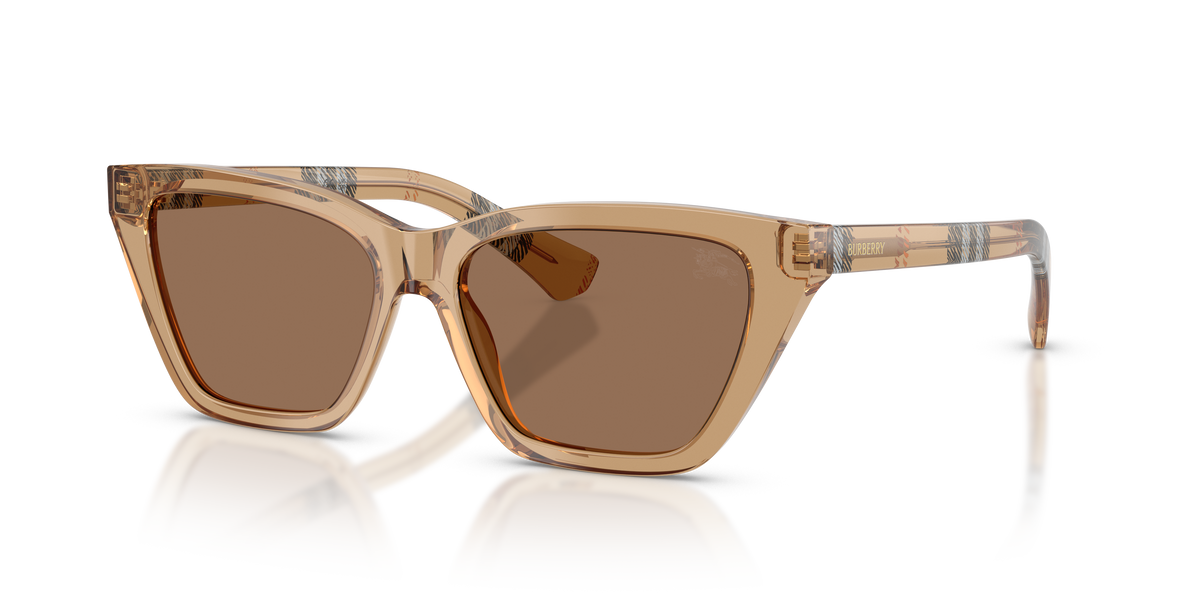 Burberry BE4468 Sunglasses in 416473 Beige / Dark Brown lens