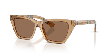 Burberry BE4468 Sunglasses in 416473 Beige / Dark Brown lens
