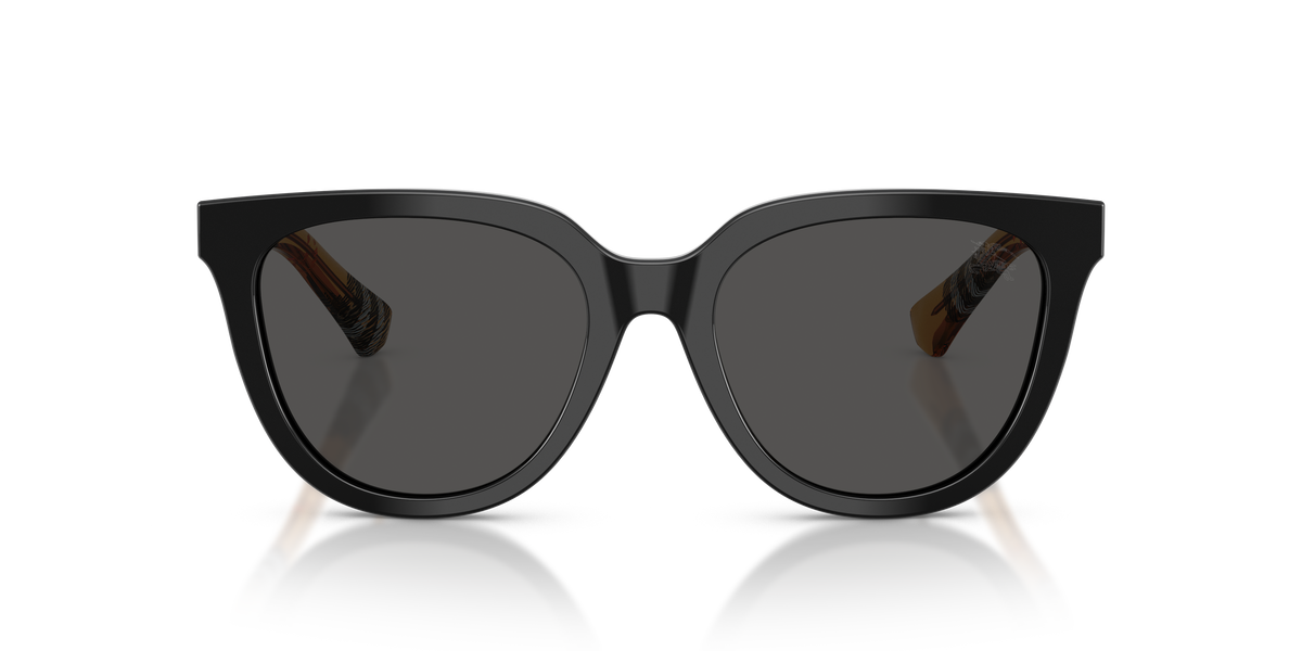 Burberry BE4469 Sunglasses in 416187 Black / Dark Grey lens, front view