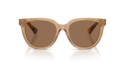 Burberry BE4469 Sunglasses in 416473 Beige / Dark Brown lens, front view
