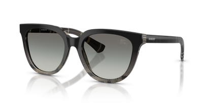 Burberry BE4469 Sunglasses in 420011 Grey Check / Grey Gradient lens