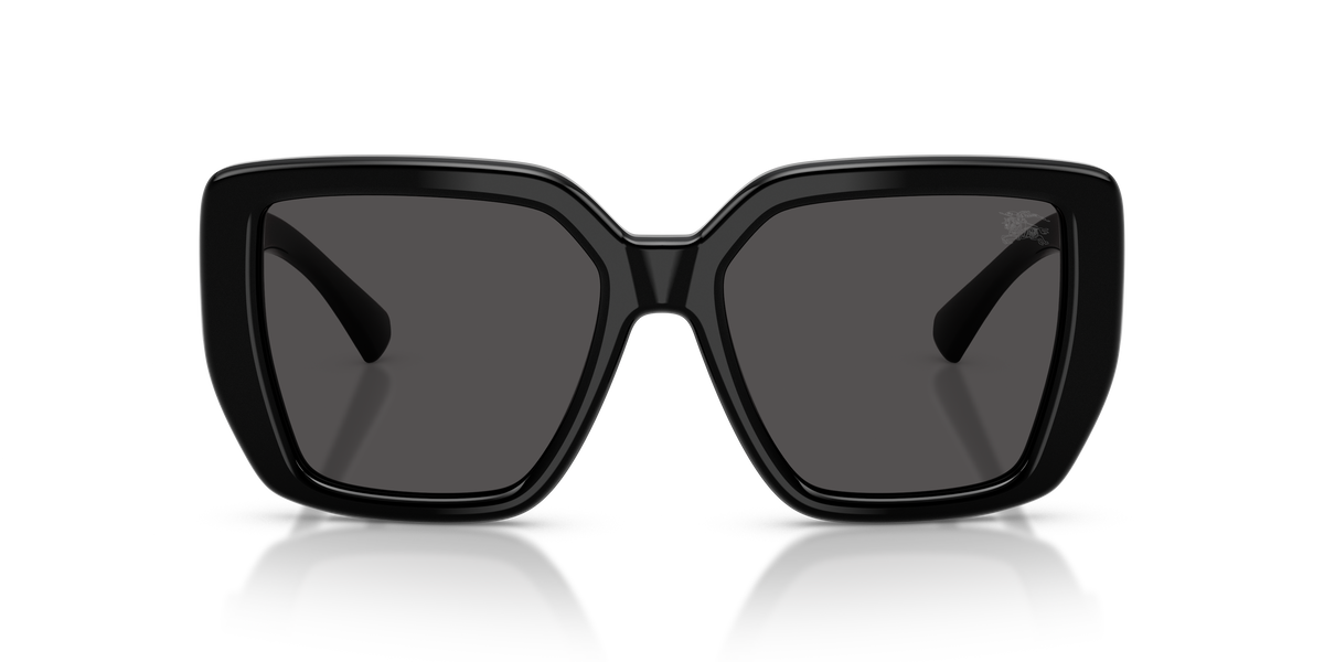 Burberry BE4471 Sunglasses in 300187 Black / Dark Grey lens, front view