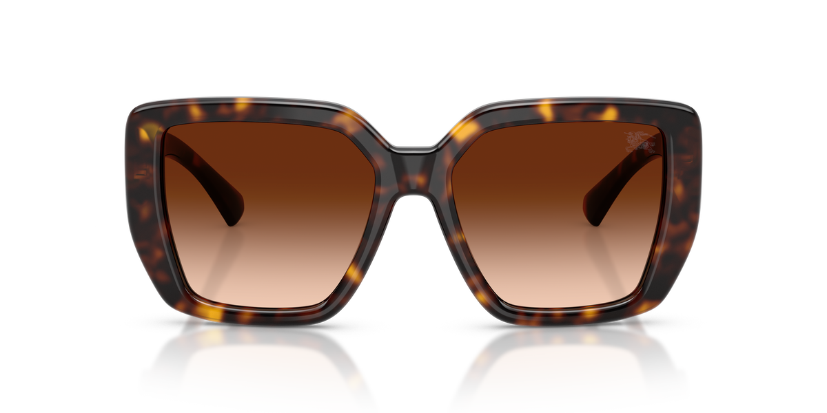 Burberry BE4471 Sunglasses in 300274 Dark Havana / Brown Gradient lens, front view