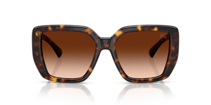 Burberry BE4471 Sunglasses in 300274 Dark Havana / Brown Gradient lens, front view