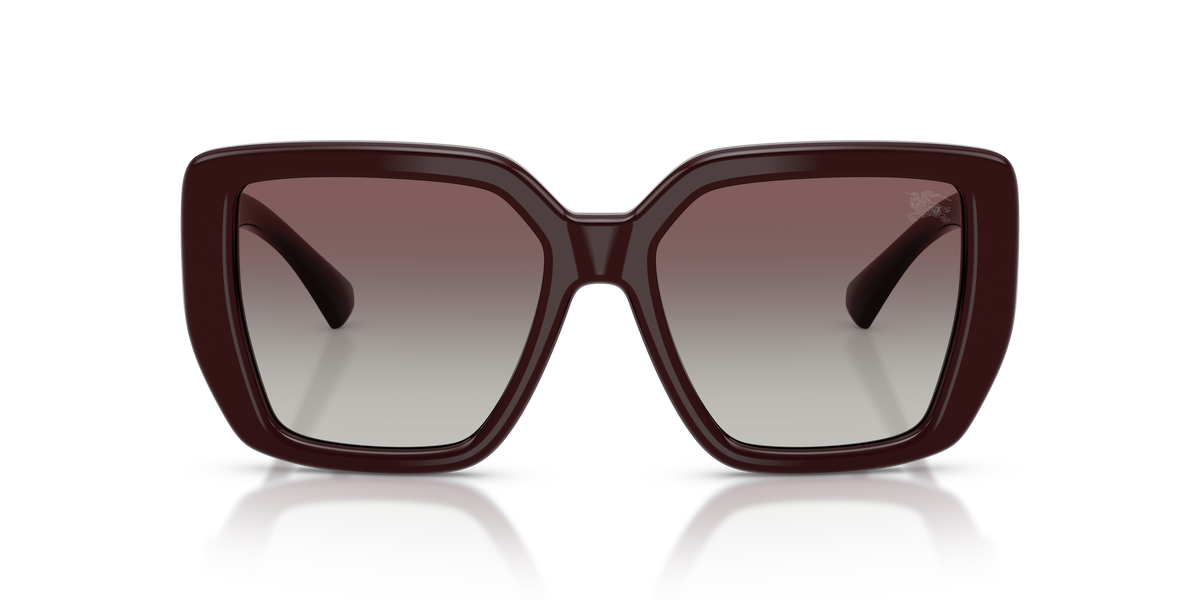 Burberry BE4471 Sunglasses in 42048G Bordeaux / Grey Gradient lens, front view