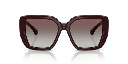 Burberry BE4471 Sunglasses in 42048G Bordeaux / Grey Gradient lens, front view