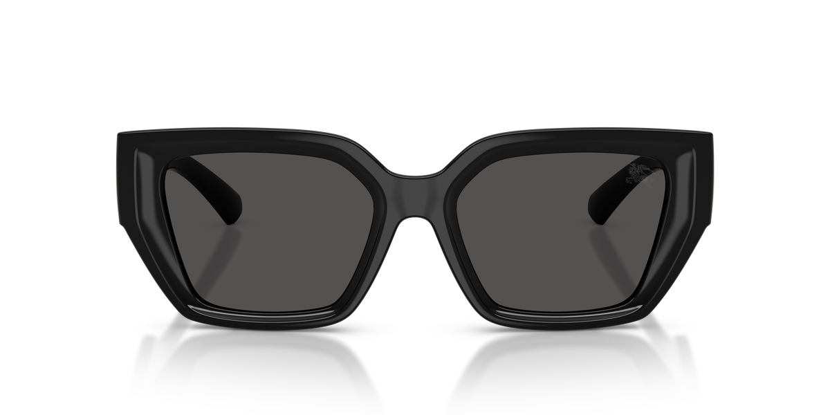 Burberry BE4472U Sunglasses in 300187 Black / Dark Gery lens, front view