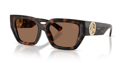 Burberry BE4472U Sunglasses in 300273 Dark Havana / Dark Brown lens