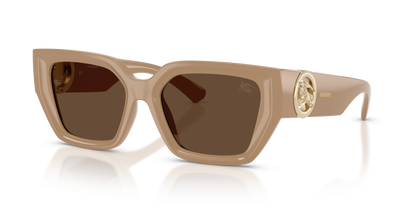Burberry BE4472U Sunglasses in 399073 Beige / Dark Brown lens