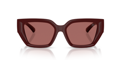 Burberry BE4472U Sunglasses in 411969 Bordeaux / Dark Violet lens, front view