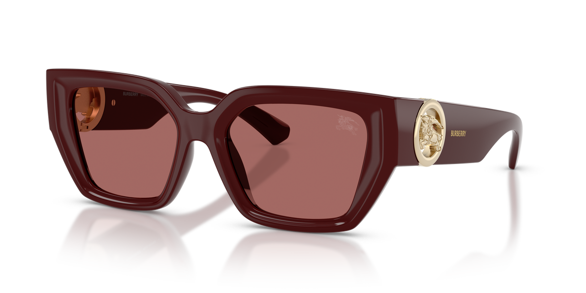 Burberry BE4472U Sunglasses in 411969 Bordeaux / Dark Violet lens