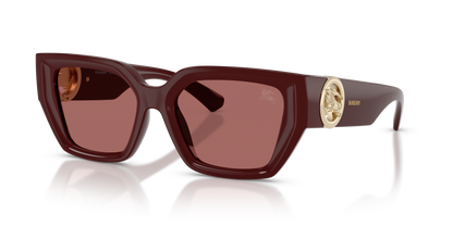 Burberry BE4472U Sunglasses in 411969 Bordeaux / Dark Violet lens