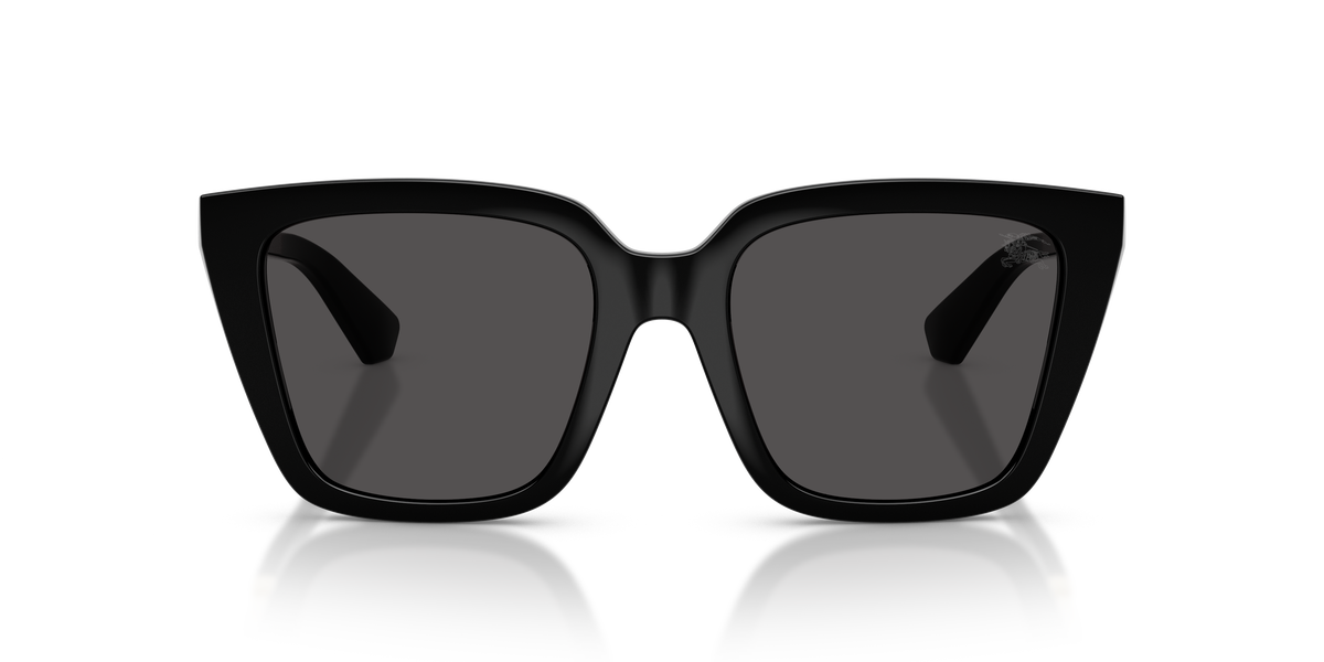 Burberry BE4473U Sunglasses in 300187 Black / Dark Grey lens, front view