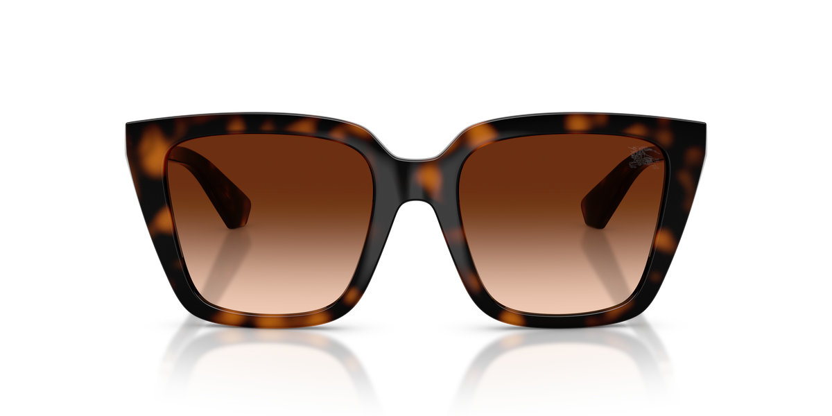 Burberry BE4473U Sunglasses in 300274 Dark Havana / Brown Gradient lens, front view