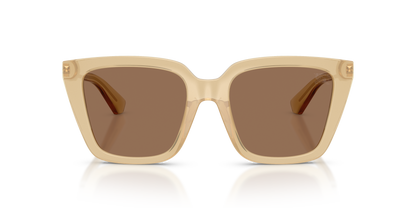 Burberry BE4473U Sunglasses in 419873 Yellow / Dark Brown lens, front view