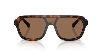 Burberry BE4474U Sunglasses in 300273 Dark Havana / Dark Brown lens, front view