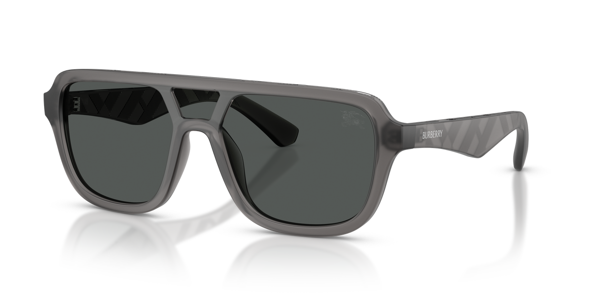 Burberry BE4474U Sunglasses in 421387 Matte Grey / Dark Grey lens