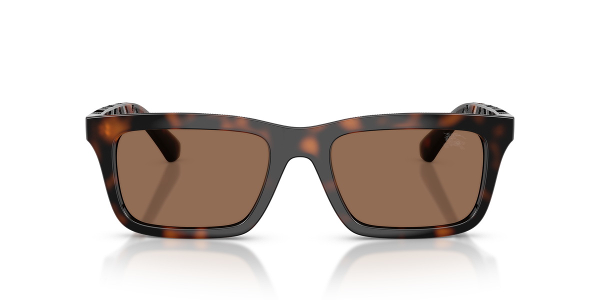 Burberry BE4475U Sunglasses in 300273 Dark Havana / Dark Brown lens, front view